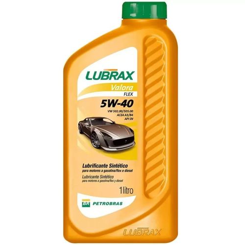 Lubrax Supera/Valora 5W40 Sintético 1 litro