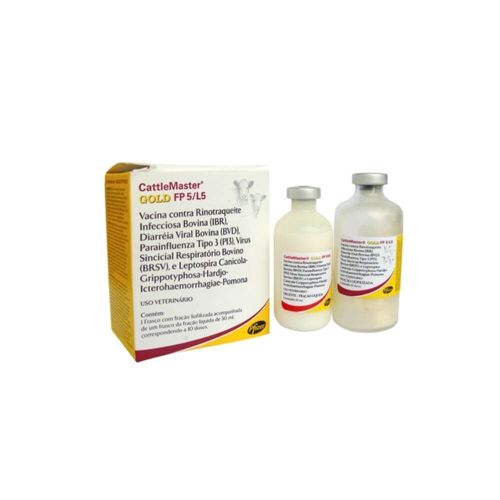 Vacina Cattlemaster Gold 10 Doses 50 Ml Zoetis.