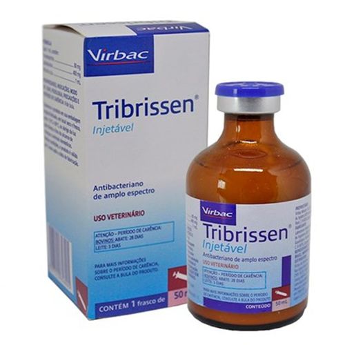 Tribrissen Injetável - 50 Mililitros Virbac