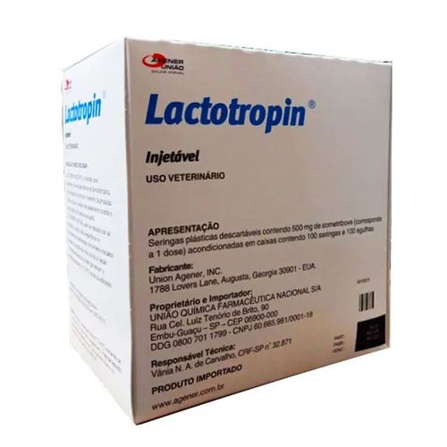 Lactotropin De 500 Mg Agener