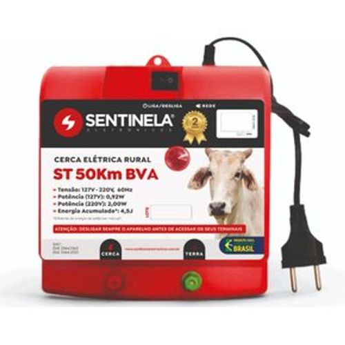 Eletrificador De Cerca Sentinela St 50Km Bva