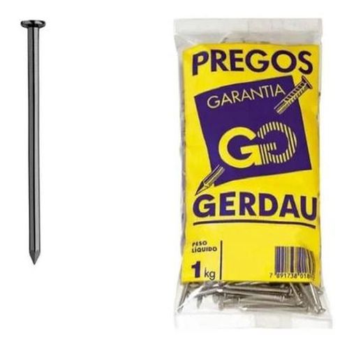 Prego 19X39 - 20 Unidades De 1 Quilograma