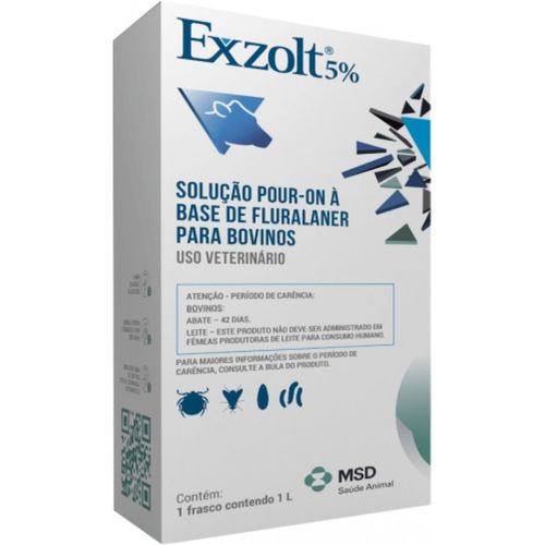 Exzolt 5% Pour-On 1 Litro Msd