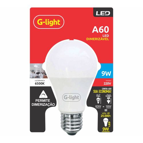 Lâmpada Dimerizável Led 9 Watts 220 Volts