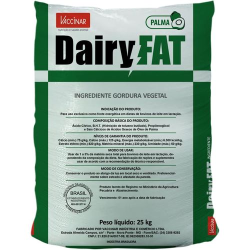 Gordura Proteína Dairyfat 25Kg - Gordura Proteína Dairyfat, Pacote De 25 Kg