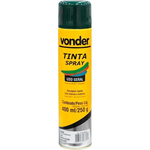 Tinta Spray Verde Escuro 400ml Vonder