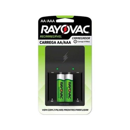 Carregador De Pilhas Rayovac R.132200