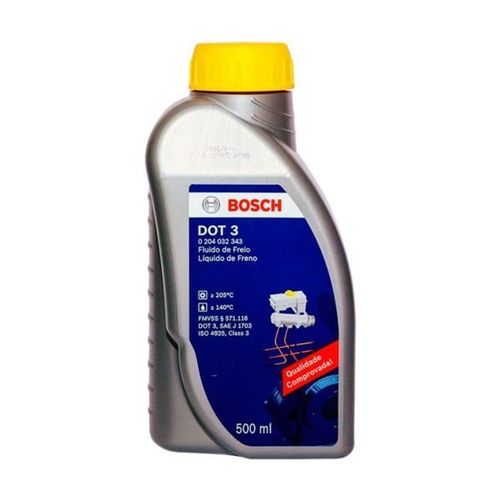 Fluido De Freio Bosch Dot 3 500Ml: Caixa Com 20 Unidades